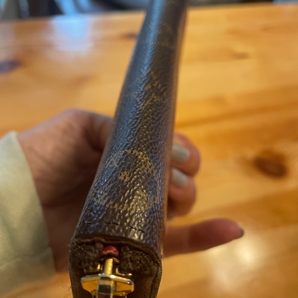 ๐บ Louis Vuitton Monogram Clemence Zippy Long Wallet Fuchsia Pink Interior - Picture 13 of 14